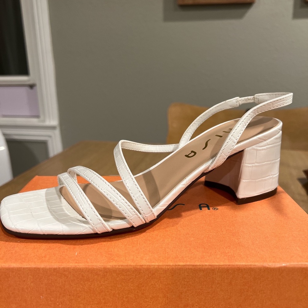 White Unisa Sandals